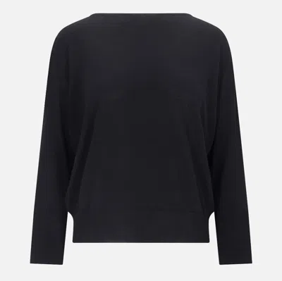 ZANONE ZANONE BLACK WOOL KNITWEAR
