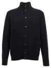 Zanone Man Jacket Midnight Blue Size 46 Virgin Wool In Blue