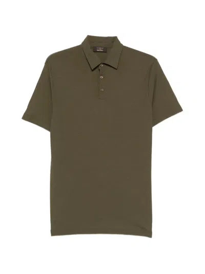Zanone 버튼 폴로 셔츠 In Green