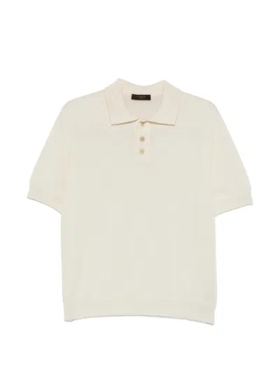 Zanone Button-fastening Polo Shirt In White