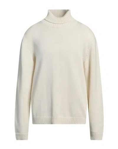 Zanone By Slowear Man Cardigan Ivory Size 48 Virgin Wool In White