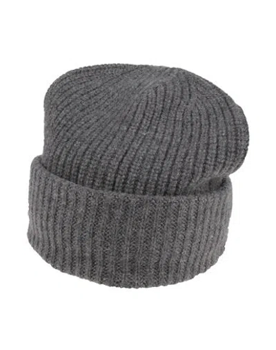 Zanone By Slowear Man Hat Grey Size Onesize Cashmere In Gray