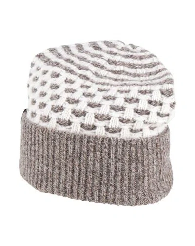 Zanone By Slowear Man Hat Ivory Size Onesize Virgin Wool In White
