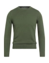 Zanone By Slowear Man Sweater Green Size 36 Virgin Wool In Green