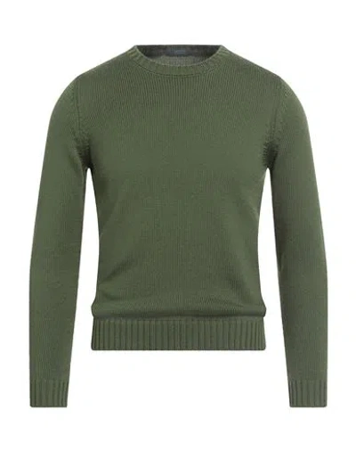Zanone By Slowear Man Sweater Green Size 36 Virgin Wool