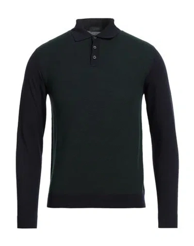 Zanone By Slowear Man Sweater Green Size 36 Virgin Wool, Polyamide