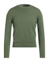 Zanone By Slowear Man Sweater Military Green Size 36 Virgin Wool