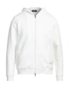 Zanone By Slowear Man Sweatshirt White Size Xl Cotton In White