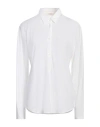 Zanone By Slowear Woman Polo Shirt White Size 6 Cotton