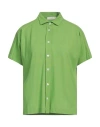 Zanone By Slowear Woman Shirt Green Size 8 Cotton