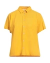 Zanone By Slowear Woman Shirt Marigold Size 8 Cotton In Yellow