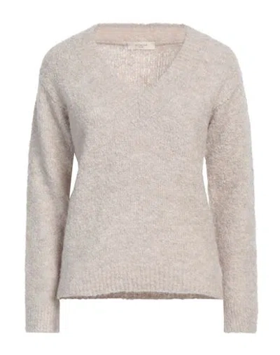 Zanone By Slowear Woman Sweater Beige Size 6 Alpaca Wool, Wool, Polyamide