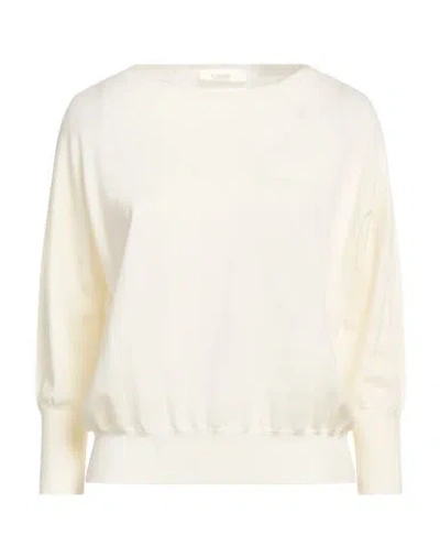 Zanone By Slowear Woman Sweater Cream Size 8 Virgin Wool, Polyamide In White