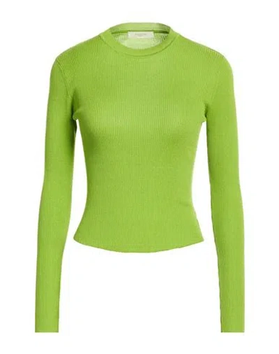 Zanone By Slowear Woman Sweater Lime Green Size 2 Organic Cotton