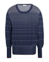 Zanone By Slowear Woman Sweater Navy Size M Viscose, Polyamide, Polyester In Navy