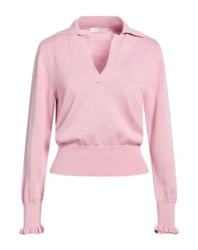 Zanone By Slowear Woman Sweater Pink Size 6 Cotton, Silk