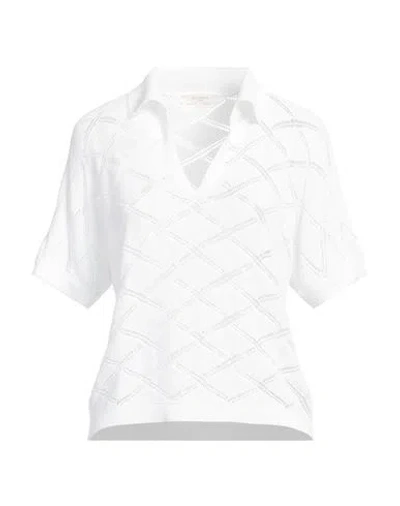 Zanone By Slowear Woman Sweater White Size M Viscose, Cotton