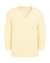 Zanone By Slowear Woman Sweater Yellow Size M Linen, Polyester