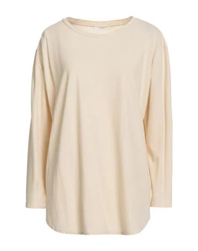 Zanone By Slowear Woman T-shirt Beige Size 12 Cotton