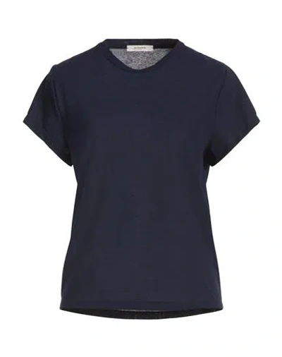 Zanone By Slowear Woman T-shirt Midnight Blue Size 10 Cotton
