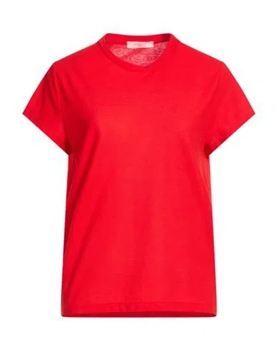 Zanone By Slowear Woman T-shirt Red Size 10 Cotton