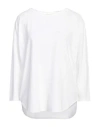 Zanone By Slowear Woman T-shirt White Size 6 Cotton