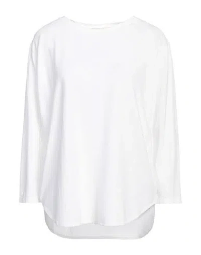 Zanone By Slowear Woman T-shirt White Size 6 Cotton In White