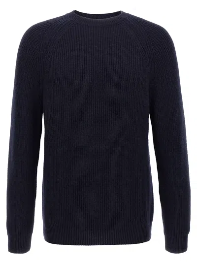 Zanone Cashmere Sweater In Black