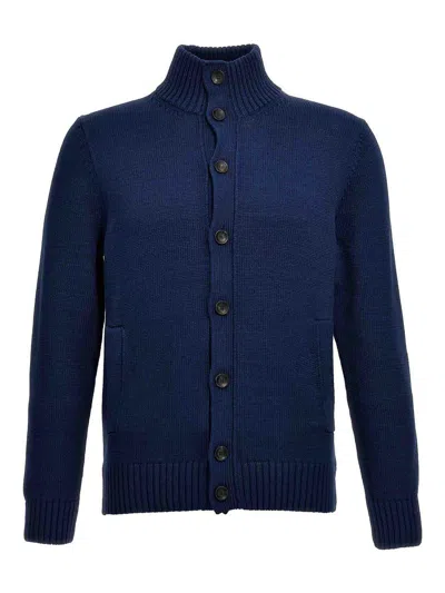 Zanone Chioto Sweater, Cardigans Blue In Azul
