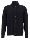 Zanone Man Jacket Midnight Blue Size 46 Virgin Wool In Blue