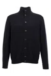 Zanone Man Jacket Midnight Blue Size 46 Virgin Wool In Blue