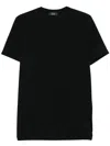 Zanone Cotton T-shirt In Black