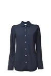 Zanone Classic Slim-fit Cotton Knit Shirt With Mother-of-pearl Buttons