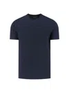 Zanone Crew Neck Short Sleeve Basic T-shirt In Blue