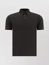 Zanone Collared Shirts With Short Sleeves In Black