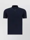 Zanone Collared Shirts With Short Sleeves In Blue