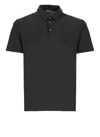 Zanone Short Sleeves Polo Shirt In Black