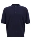 Zanone Cotton Polo Shirt In Blue