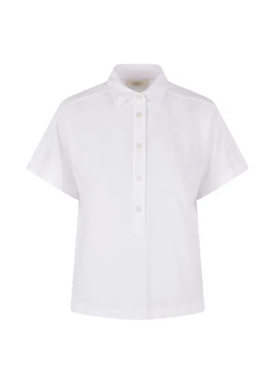 Zanone Cotton Shirt In White