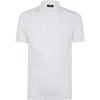 Zanone Short-sleeved Polo Shirt With Traditional Collar In Transparent
