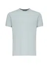 Zanone Cotton T-shirt In Azzurro