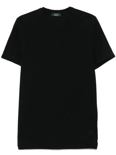 Zanone Cotton T-shirt In Multicolor