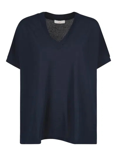 Zanone Cotton T-shirt Clothing In Blue