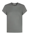 Zanone Grey Cotton T-shirt In Gray