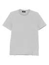 Zanone Cotton T-shirt In Gray