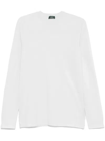 Zanone Cotton T-shirt In White