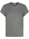 Zanone Grey Cotton T-shirt In Grey