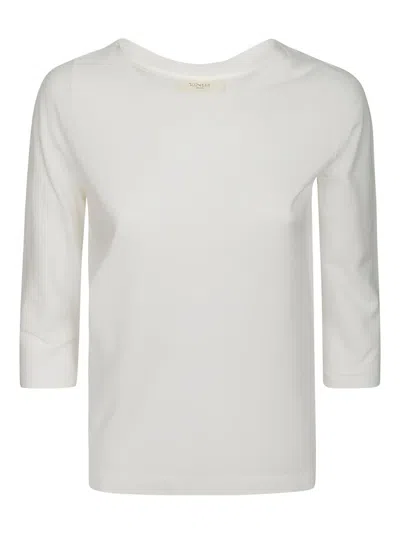 Zanone V-neck Cotton T-shirt In White
