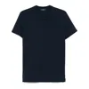 Zanone Blue Cotton T-shirt