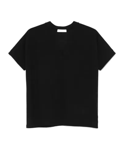 Zanone Cotton T-shirt In Black
